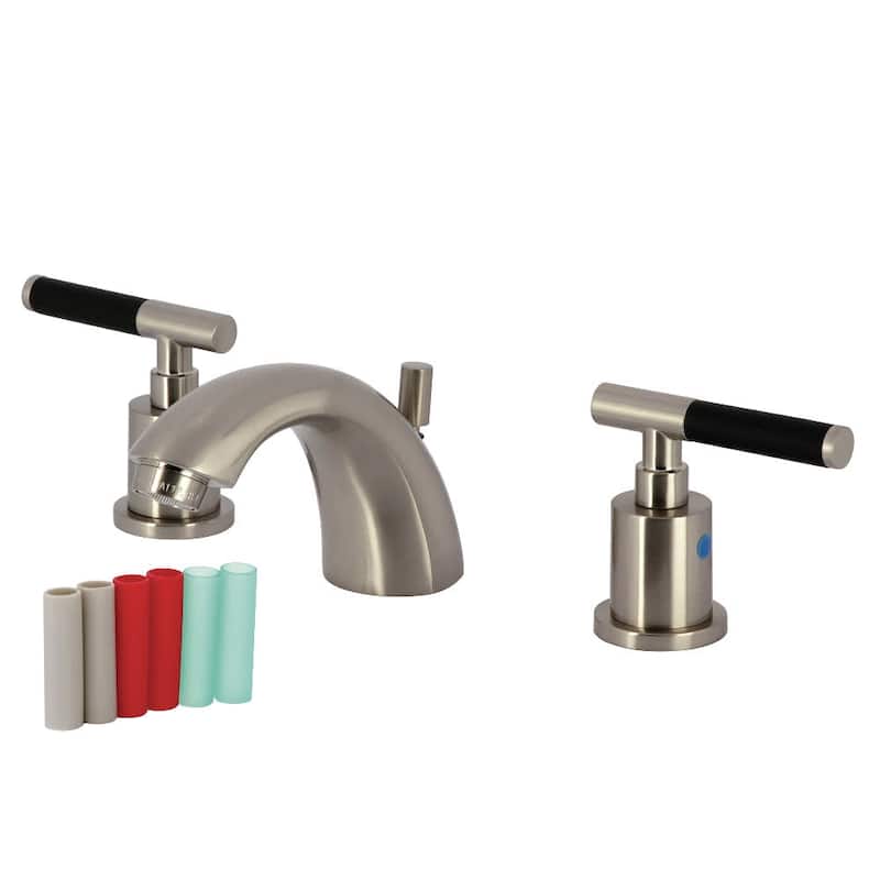 Kingston Brass KB895.CKL Kaiser 1.2 GPM Widespread Bathroom Faucet - Brushed Nickel