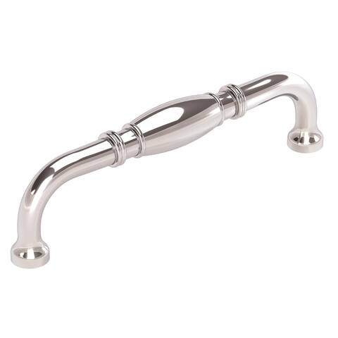 Granby 5-1/16 in (128 mm) Center-to-Center Polished Chrome Cabinet Pull - 5.0625