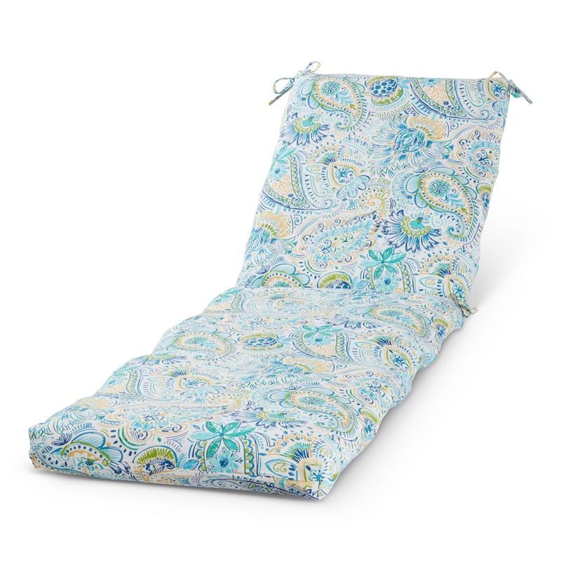 Greendale Home Fashions Outdoor Chaise Cushion (Cushion Only) - Baltic