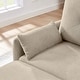 preview thumbnail 9 of 49, 77.36" L Shaped Sectional Sofa with Side Storage Pocket and Reversible Ottoman