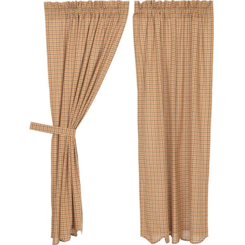 Millsboro Short Panel Scalloped Set of 2 63x36 - Short Panel 63x36
