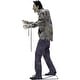 preview thumbnail 8 of 14, Haunted Hill Farm 6-Ft. Tall Motion-Activated Guard Zombie, Premium Halloween Animatronic