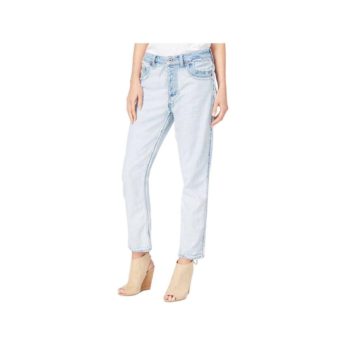 women's button fly boyfriend jeans