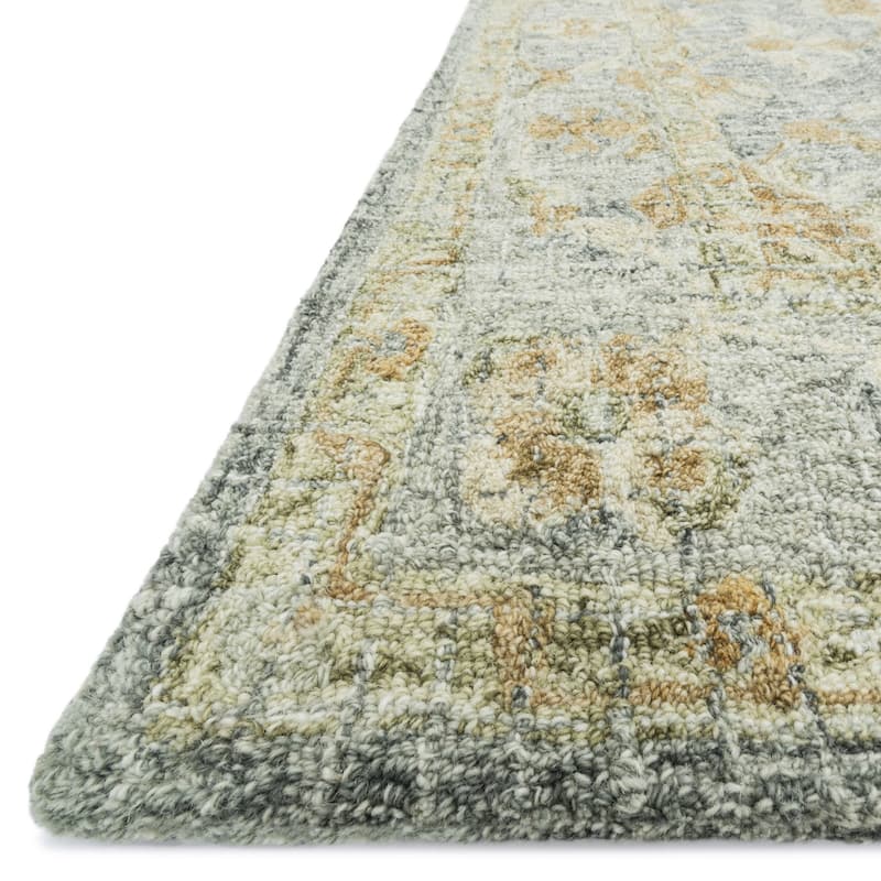 Alexander Home Shabby-Chic Mosaic Spa Hand-hooked 100% Wool Rug