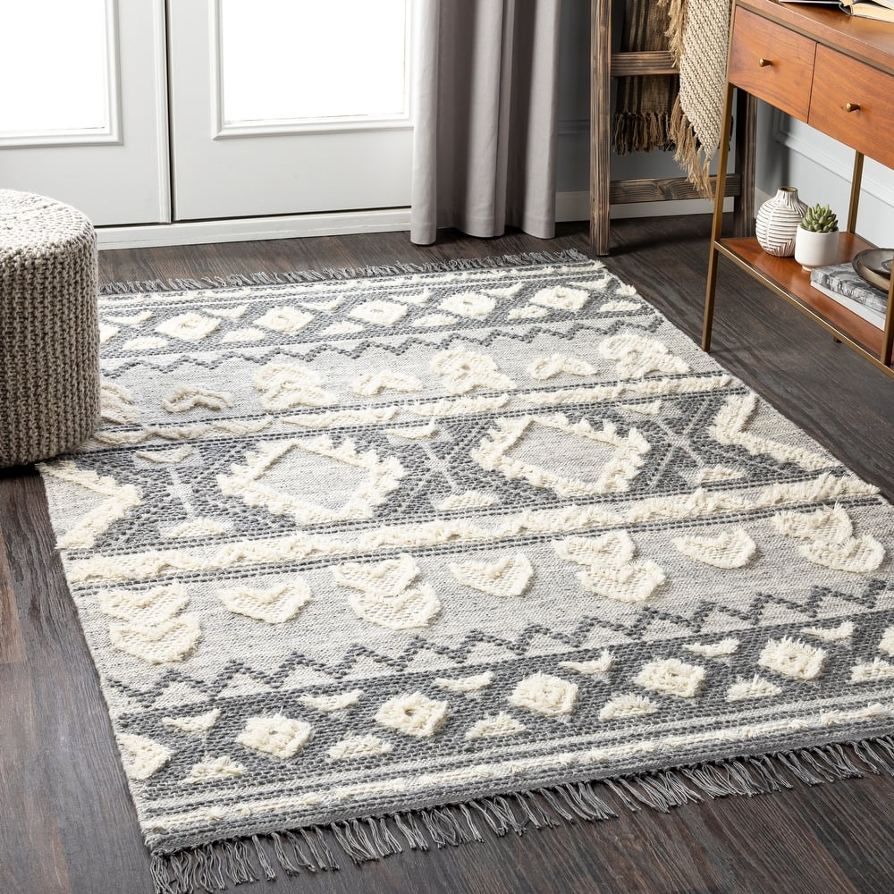 Helston Handmade Tribal Wool Area Rug