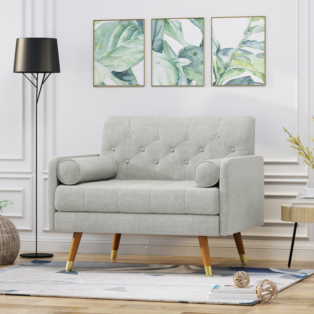 38.25" Button Tufted Club Chair