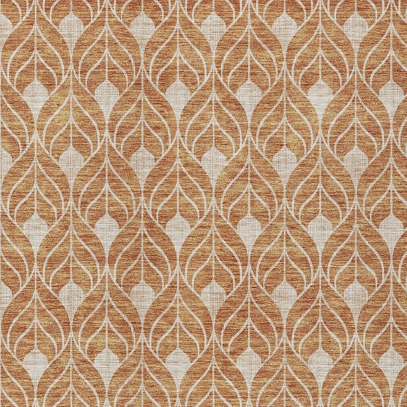 HomeRoots Geometric Transitional Rectangle Outdoor Rug