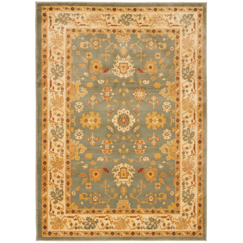 SAFAVIEH Heirloom Quinn Traditional Oriental Rug - 8' x 11' - Blue/Creme