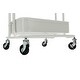 preview thumbnail 40 of 51, 4-Tier Metal Utility Cart with Wheels Storage Shelves Organizer Trolley Cart