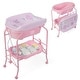 preview thumbnail 25 of 33, Babyjoy Baby Changing Table with Bathtub, Folding & Portable Diaper - See Details Pink