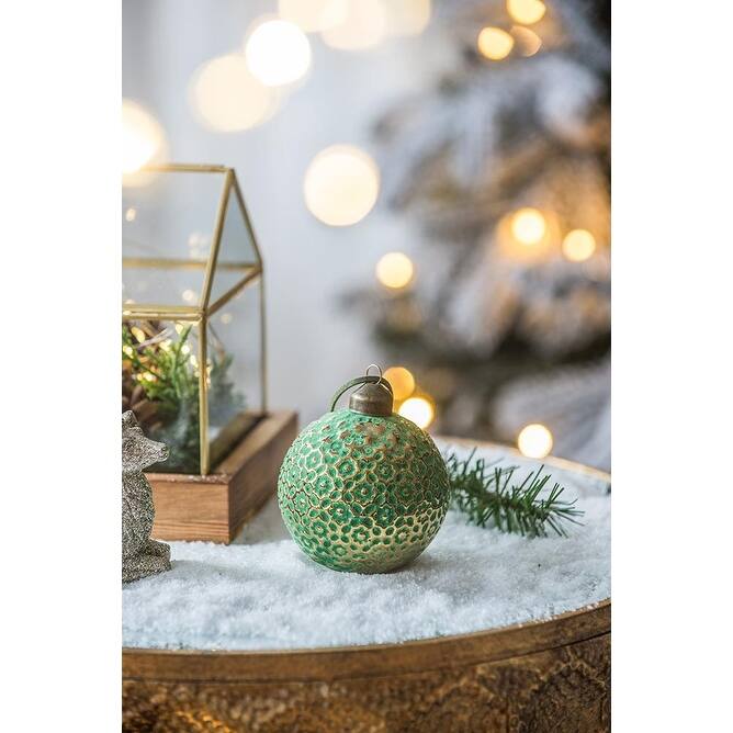 D3" Christmas Ball Ornaments, Glass Decorative Hanging Ball Christmas Tree Ornaments for Holiday, Set of 12