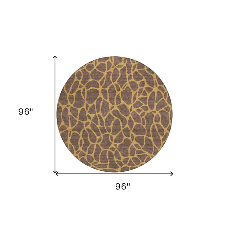 HomeRoots Geometric Transitional Rectangle Outdoor Rug