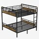 preview thumbnail 24 of 24, Full XL Over Queen Metal Bunk Bed with Detachable Design, Safety Guard Rails, Ladder with Non-Slip Foam