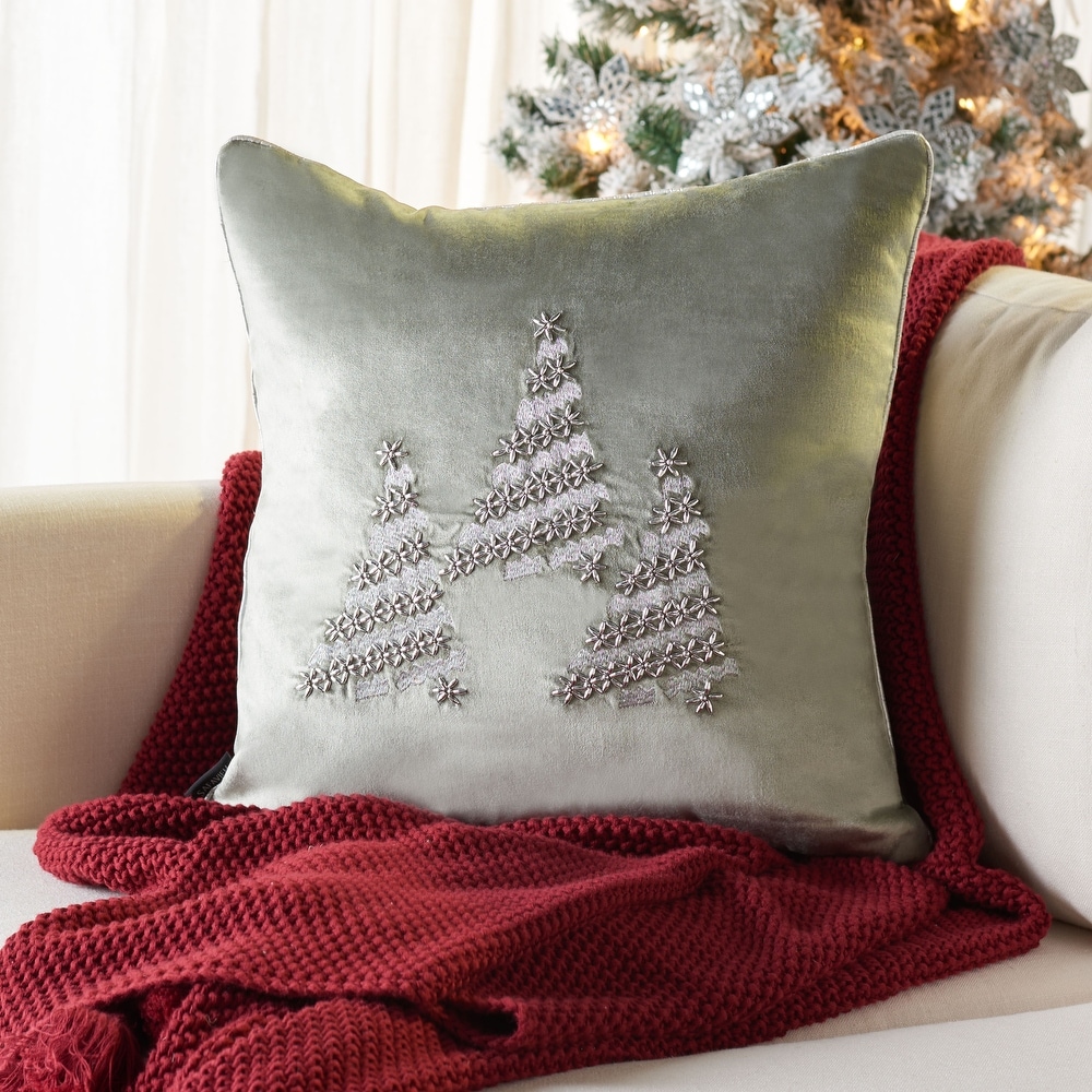 Christmas Pillow Covers 18x18 Set Of 4 Nutcracker Christmas Tree  Decorations Christmas Pillows Decorative Throw Pillows Cases Happy Holiday  Winter Dec