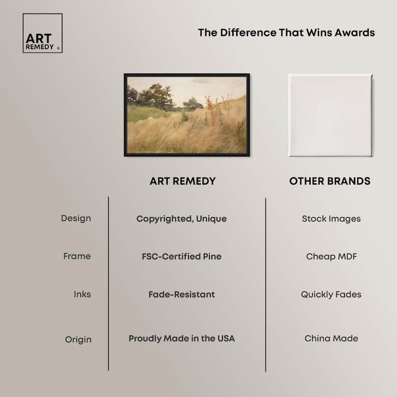 Cogon Grass Breeze I Canvas by Art Remedy