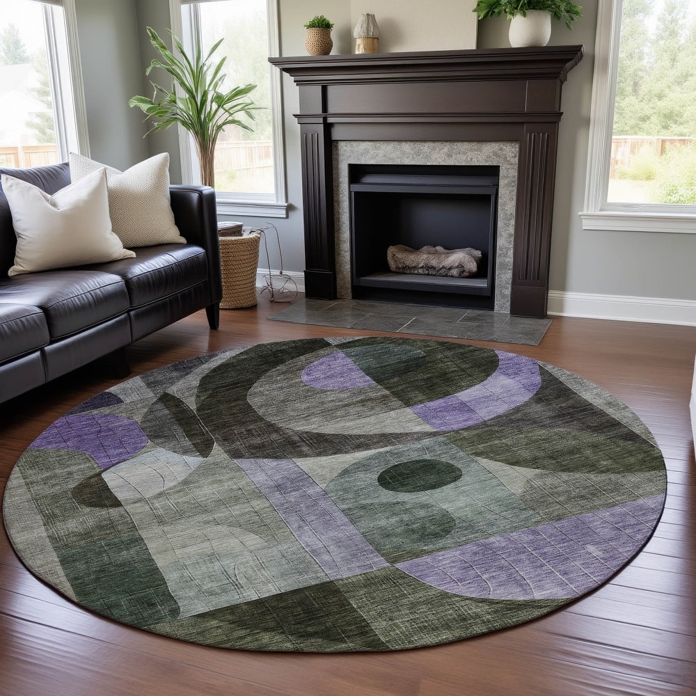 Premium Washable Super Soft Modern Retro Mayfield Rug