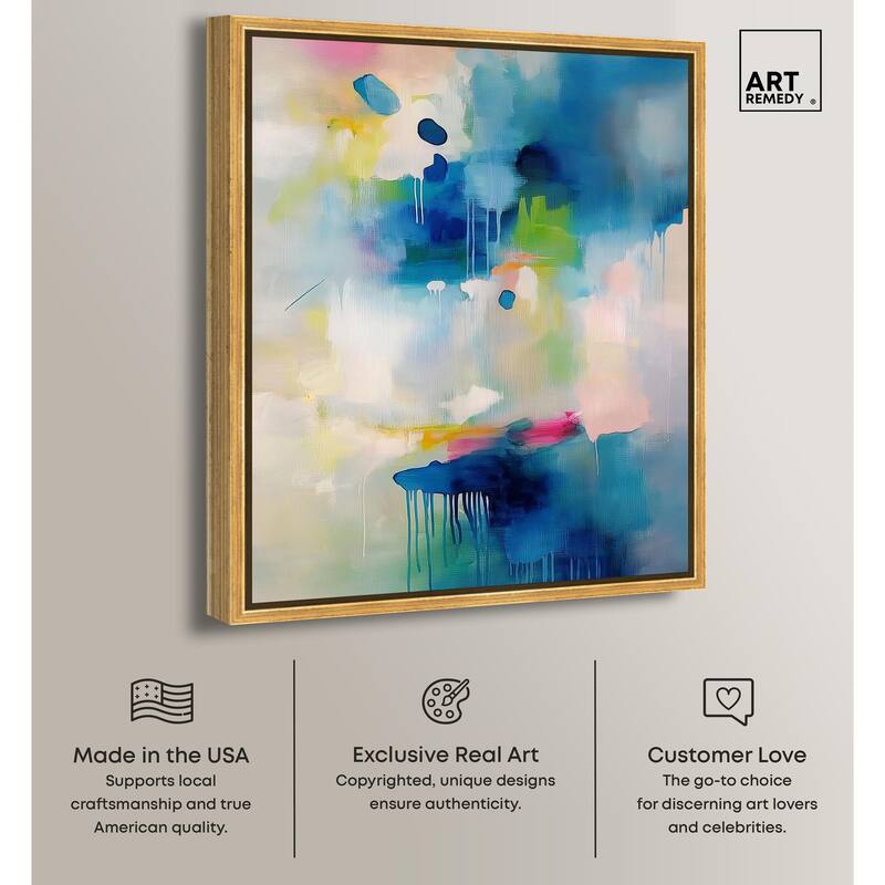Prismatic Weeps Color I Canvas by Art Remedy