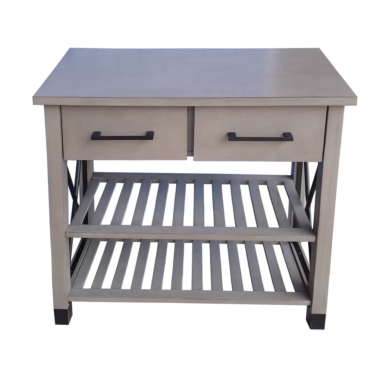 Shop Teddy 2 Drawer Accent Table Overstock 31690718 Ash White