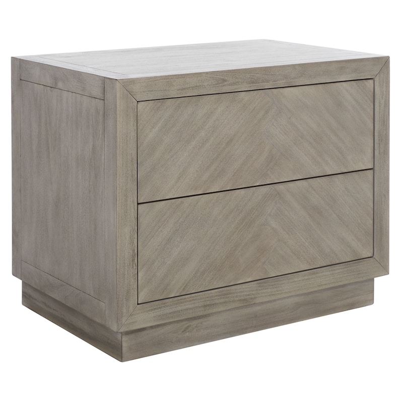 SAFAVIEH Couture Dzanna 2-Drawer Wood Nightstand