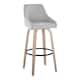 Option Grey Fabric/Whitewashed Wood/Black Metal