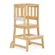 preview thumbnail 1 of 22, Dream On Me 2-in-1 Funtastic Tower and Step Stool Natural