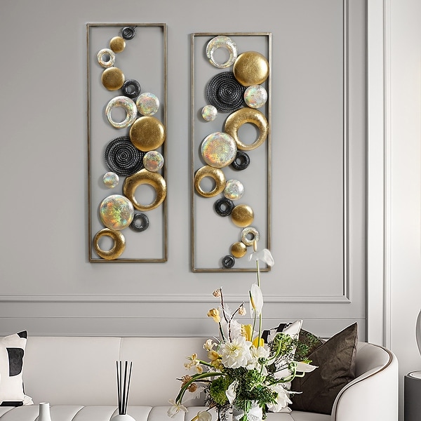 Modern metal wall art sale