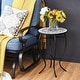 preview thumbnail 8 of 31, Costway Mosaic Side Table Accent Table Round Balcony Bistro End Table