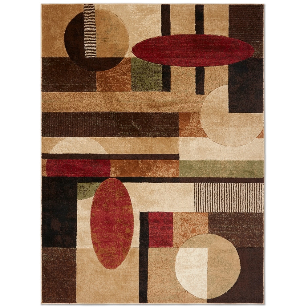 Home Dynamix Tribeca Jasmine Contemporary Geometric Area Rug