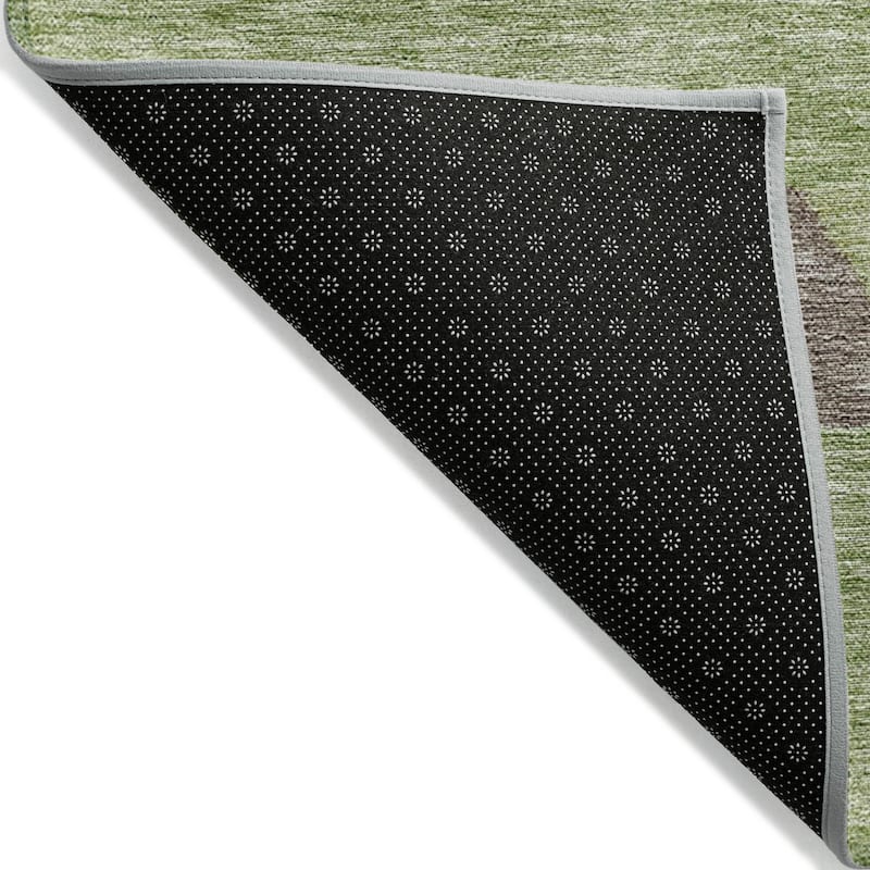 Machine Washable Indoor/ Outdoor Global Boho Chantille Rug