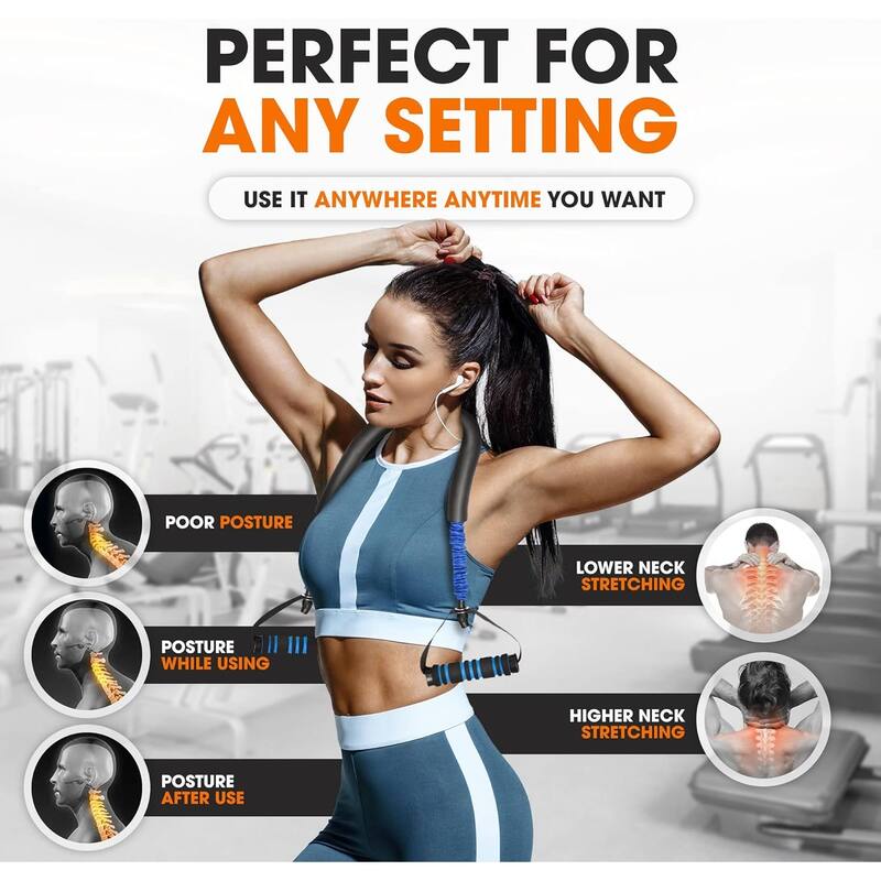 Cheer Collection Neck Stretching Exerciser - 20-25 Lbs