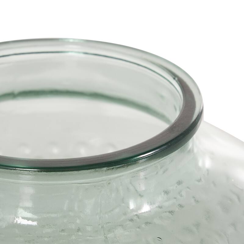 Glass Spotted Vase - Green - Roche River Decor