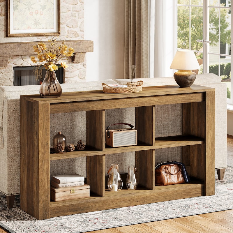 55.12 Inch Farmhouse Console Table for Entryway
