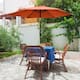 Bonosuki 7.5-foot Waterproof Sunshade Canopy Patio Umbrella - Orange