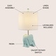 preview thumbnail 11 of 30, Harlow 17.5" Eclectic Southwestern Resin/Iron Elephant LED Kids Table Lamp, by JONATHAN Y