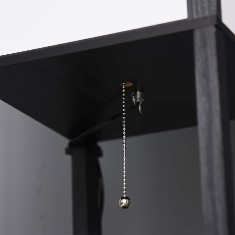 Modern Floor Lamp with Shelves