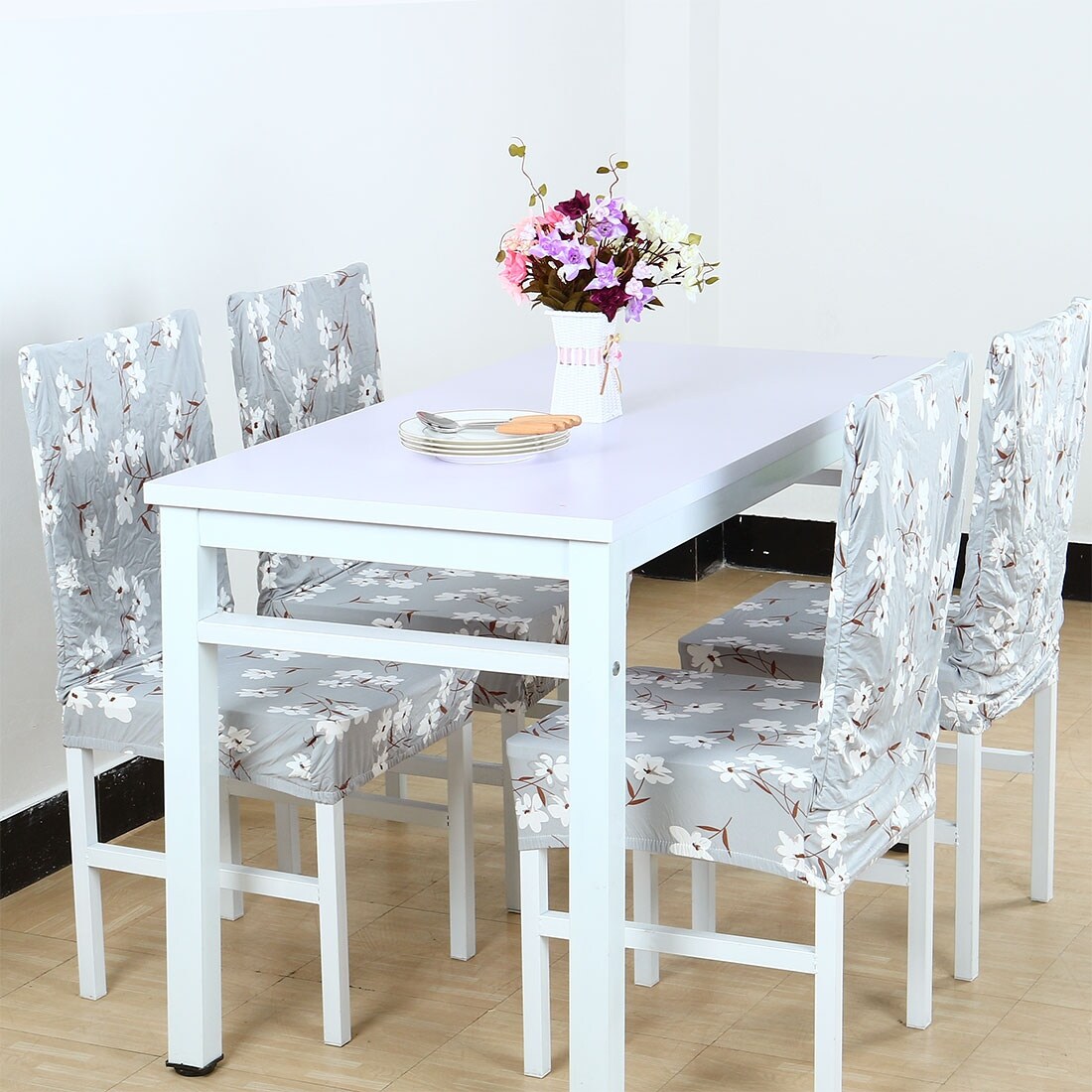 Shop Unique Bargains Spandex Stretch Short Dining Chair Cover