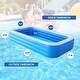 preview thumbnail 2 of 7, Inflatable Kids Swimming Pool - 0.4mm Thick, 120x72x22 inch