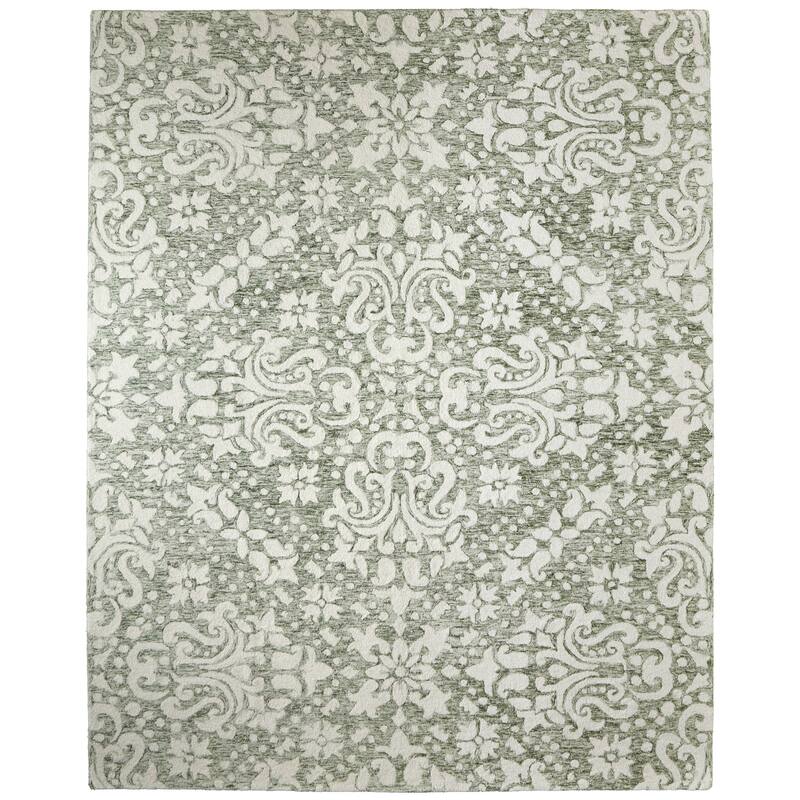 HomeRoots Floral Traditional Rectangle Area Rug