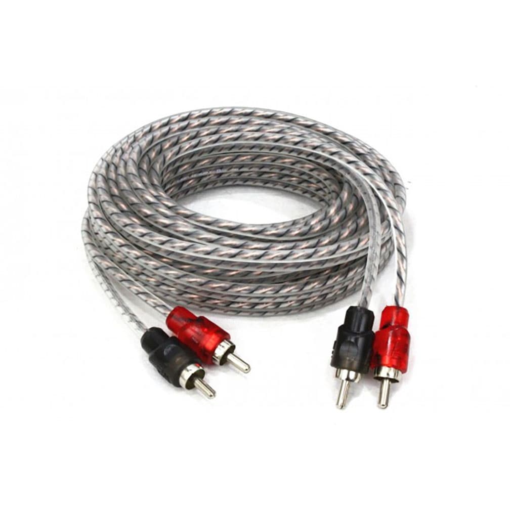 Cerwin Vega CRH17 HED Series 2 CH RCA Cable 17ft Twisted Pair Single Molded Ends