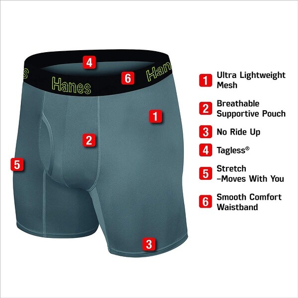 Shoes \u0026 Accessories Hanes Boxer Briefs 