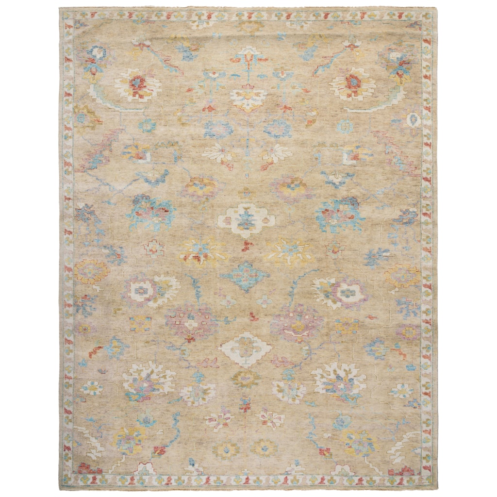 SAFAVIEH Hand-Knotted Oushak Hildegardt Wool Rug