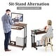 preview thumbnail 5 of 19, Portable C Table, Laptop Table for Sofa Bed, Adjustable Desk Mobile Standing Desk