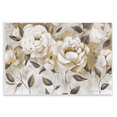 Stupell Warm Neutral Flowers Wall Plaque Art Design By Carol Robinson