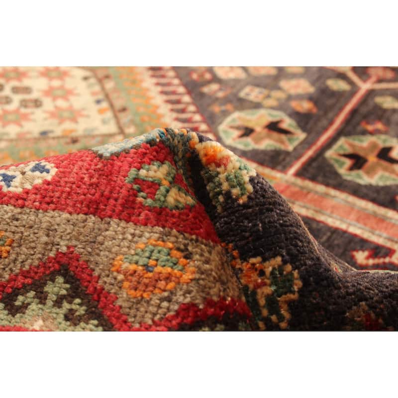 ECARPETGALLERY Hand-knotted Anatolian Vintage Dark Grey Wool Rug - 5' 1" x 9' 2"