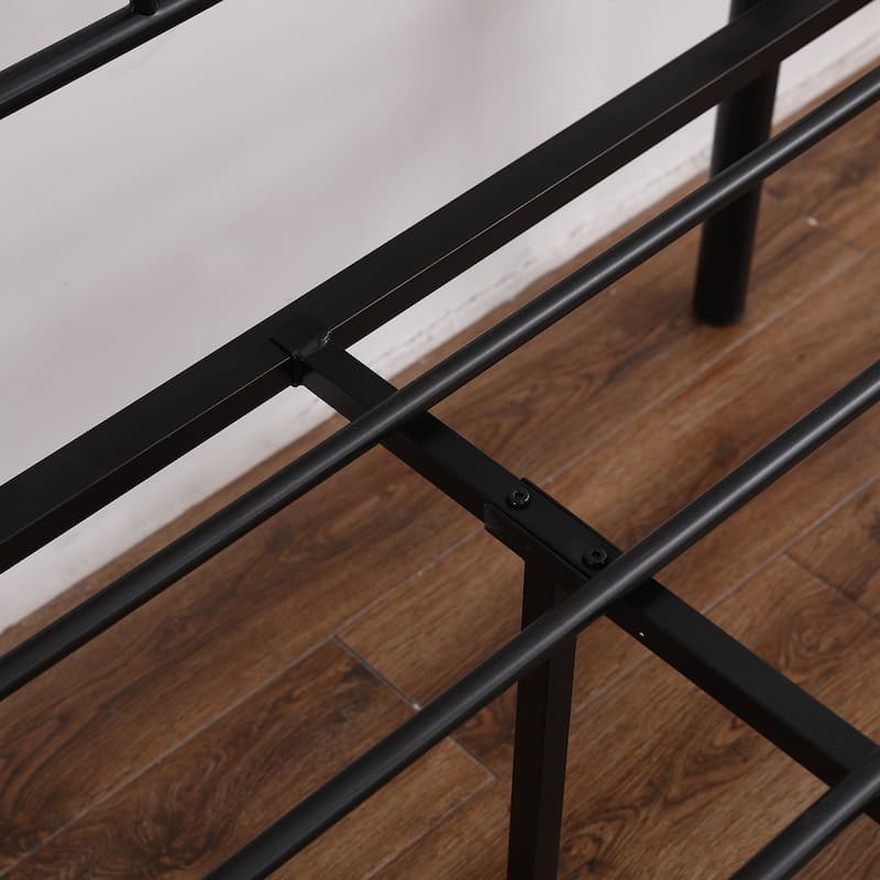 Modern Single-Layer Curved Frame Bed