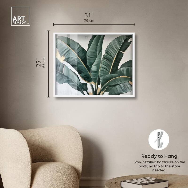 Jungle Jewel Jade II Shadowbox by Art Remedy