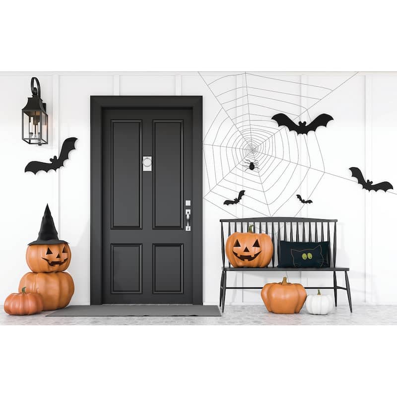 Halloween Cat Eyes Indoor/Outdoor Throw Pillow