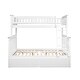 preview thumbnail 6 of 7, AFI Columbia Twin over Full Size Bunk Bed with Bed Drawers and Charging Station in White