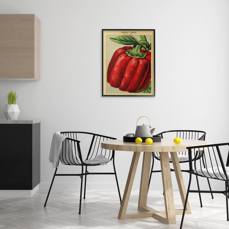 Stupell Country Vintage Pepper Framed Giclee Art Design By Lil' Rue