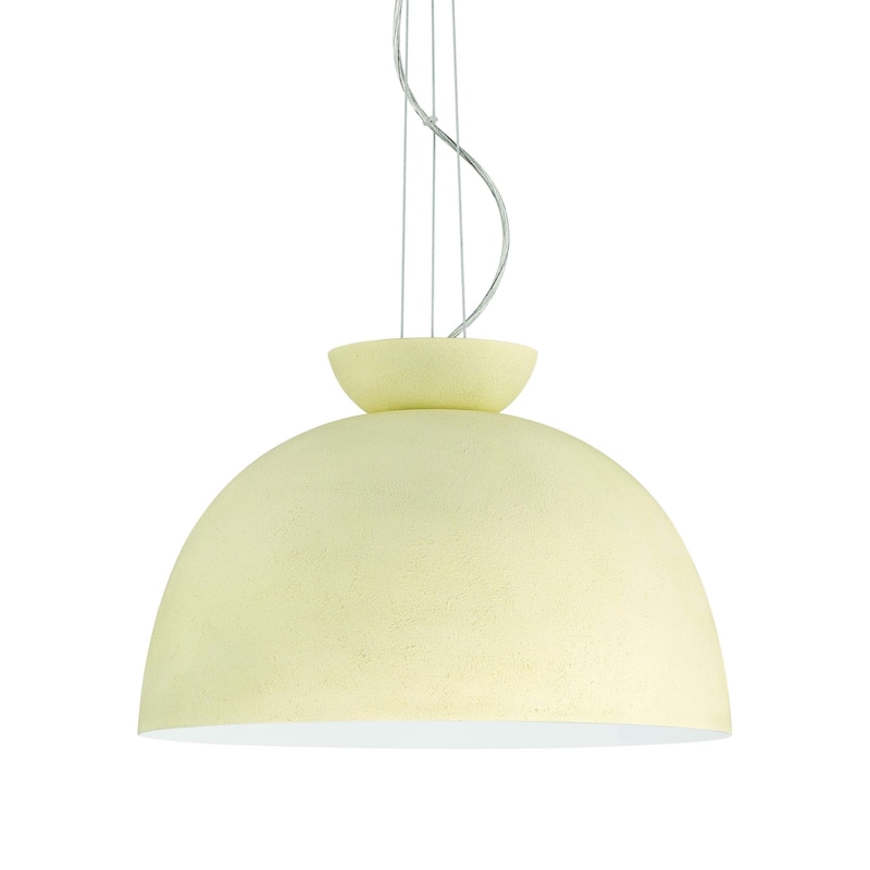 Craftmade 59192 Ventura Dome 20" Wide Suspension Pendant - Cottage White